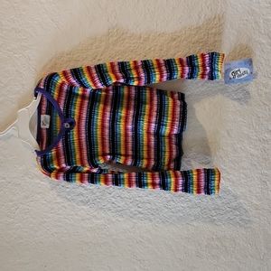 Girl Identity Long Sleeve Rainbow top